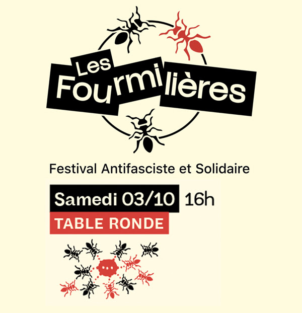 Affiche : Table ronde : Stratégies et perspectives locales contre la montée du fascisme