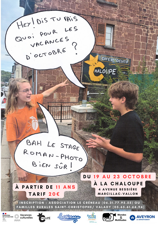 Affiche : Stage roman-photo